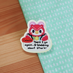 Starry Owl Pin