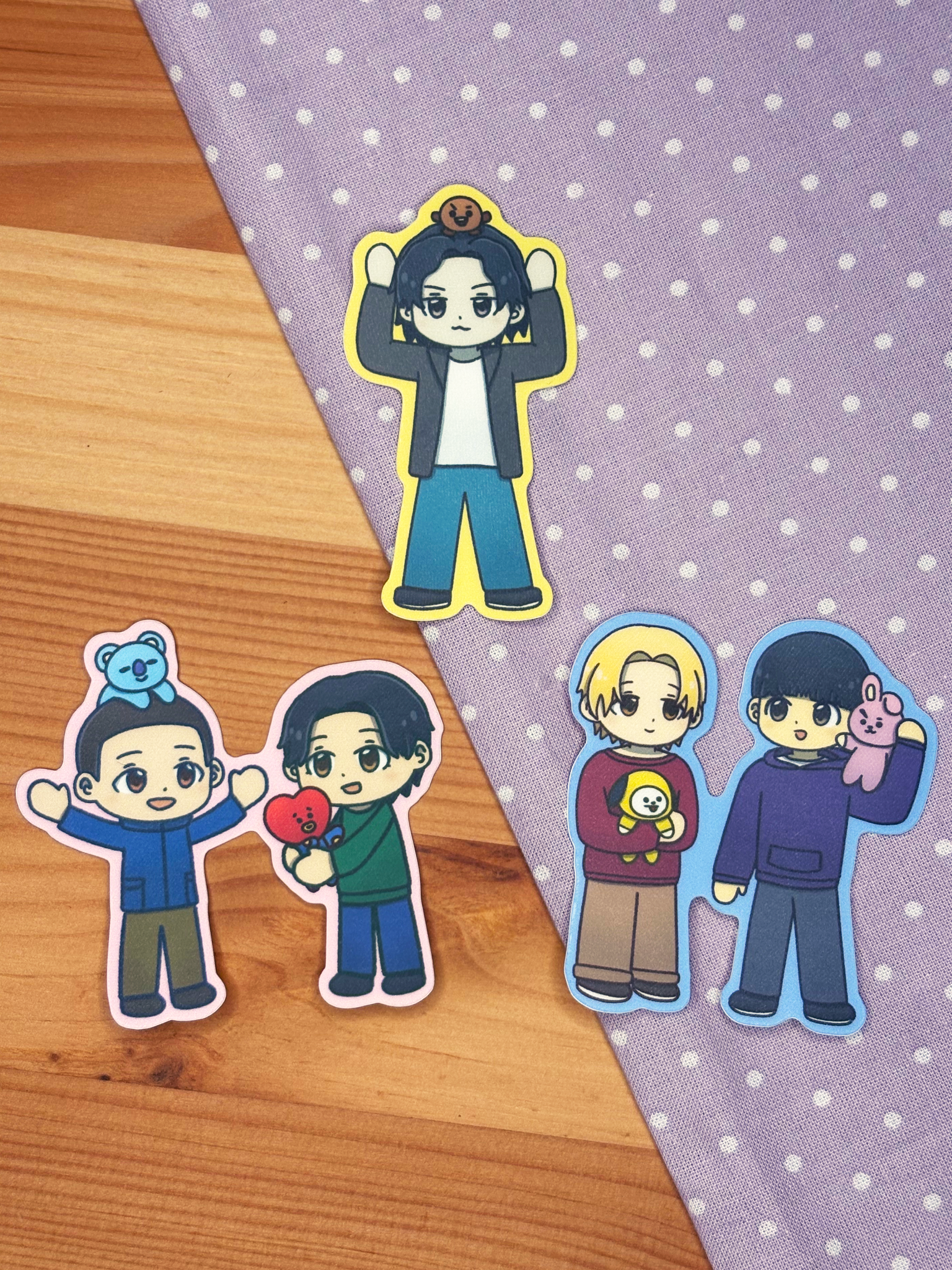 Bangtan Discharge Stickers