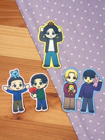 Bangtan Discharge Stickers