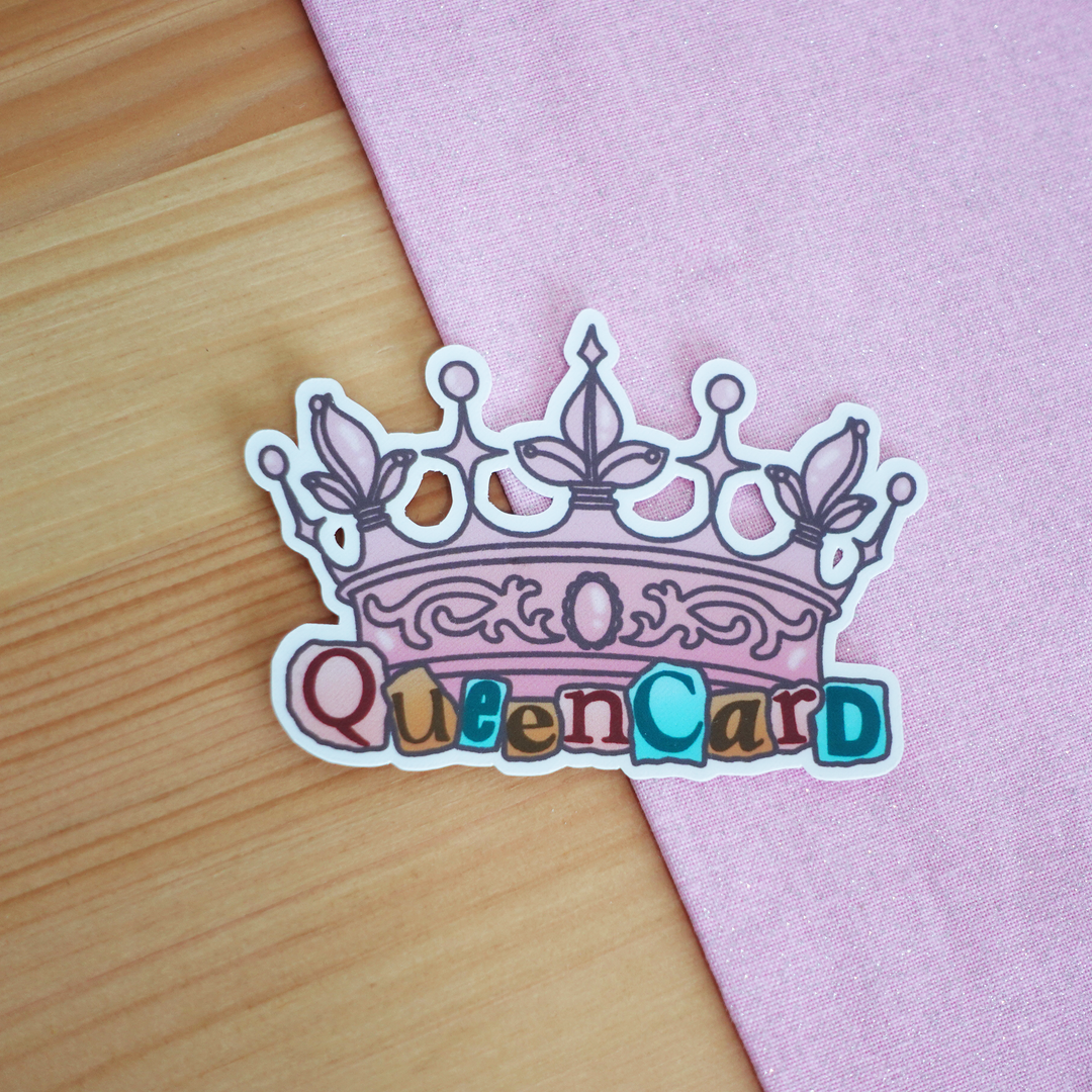 Queencard Sticker – ubebunbun