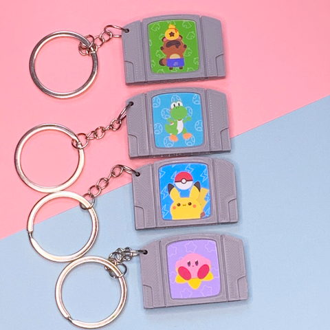 Game Cartridge Keychains