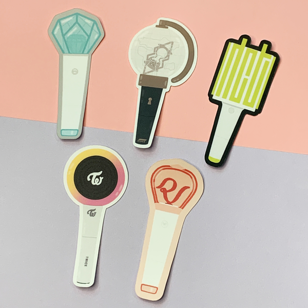 K-pop Light Stick Stickers