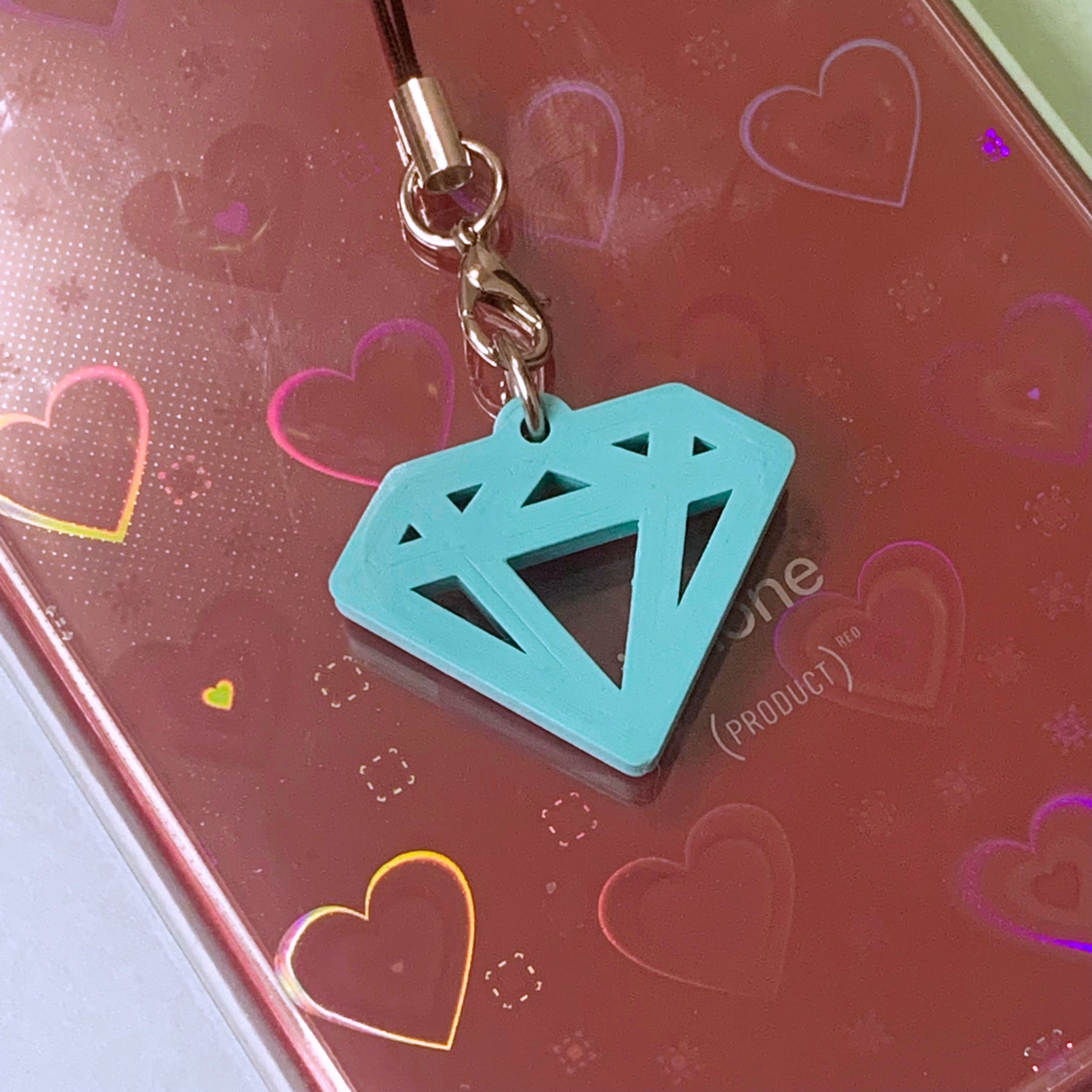SHNee Diamond Phone Charm